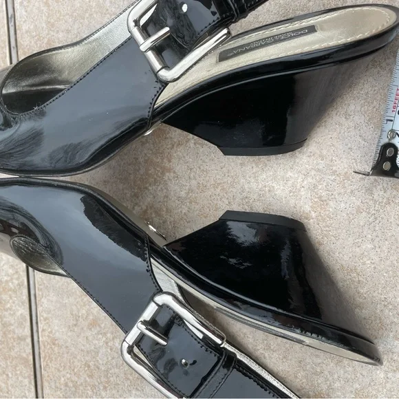 Dolce & Gabbana Black Patent Leather shoes